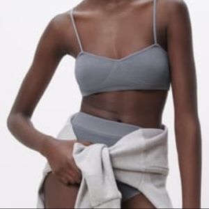 Soft blue bralette size small